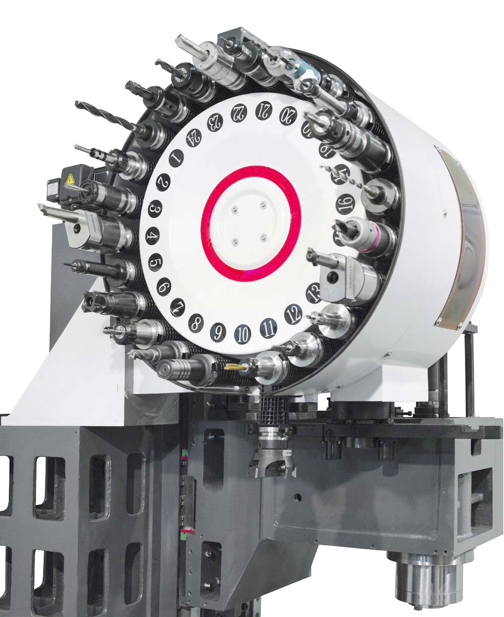 Инструментальный магазин вертикального фрезерного центра ФС85МФ3